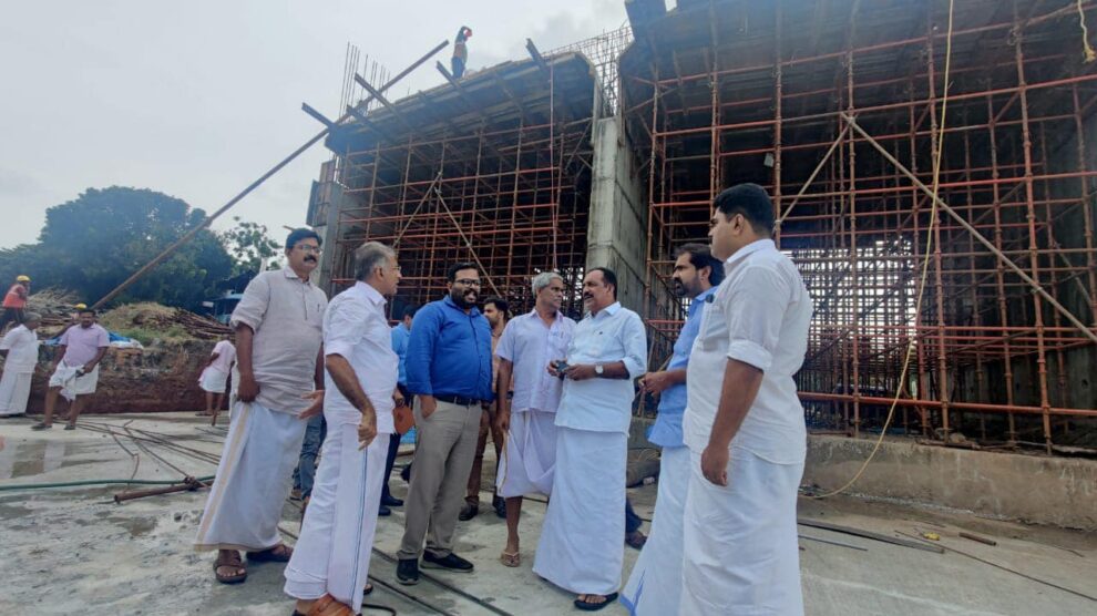 ചാലക്കുടി അടിപ്പാതയുടെ നിർമ്മാണ പ്രവർത്തനങ്ങൾ