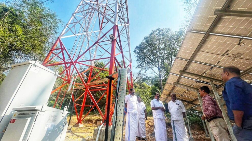 ചാലക്കുടി പാർലമെന്റ് മണ്ഡലത്തിലെ വനമേഖലകളായ അതിരപ്പിള്ളി മലക്ക് പാറ പ്രദേശങ്ങളിൽ മൊബൈൽ ഫോൺ നെറ്റ് വർക്കിംഗ് പ്രശ്നങ്ങൾക്ക് പരിഹാരമാകുന്നു.